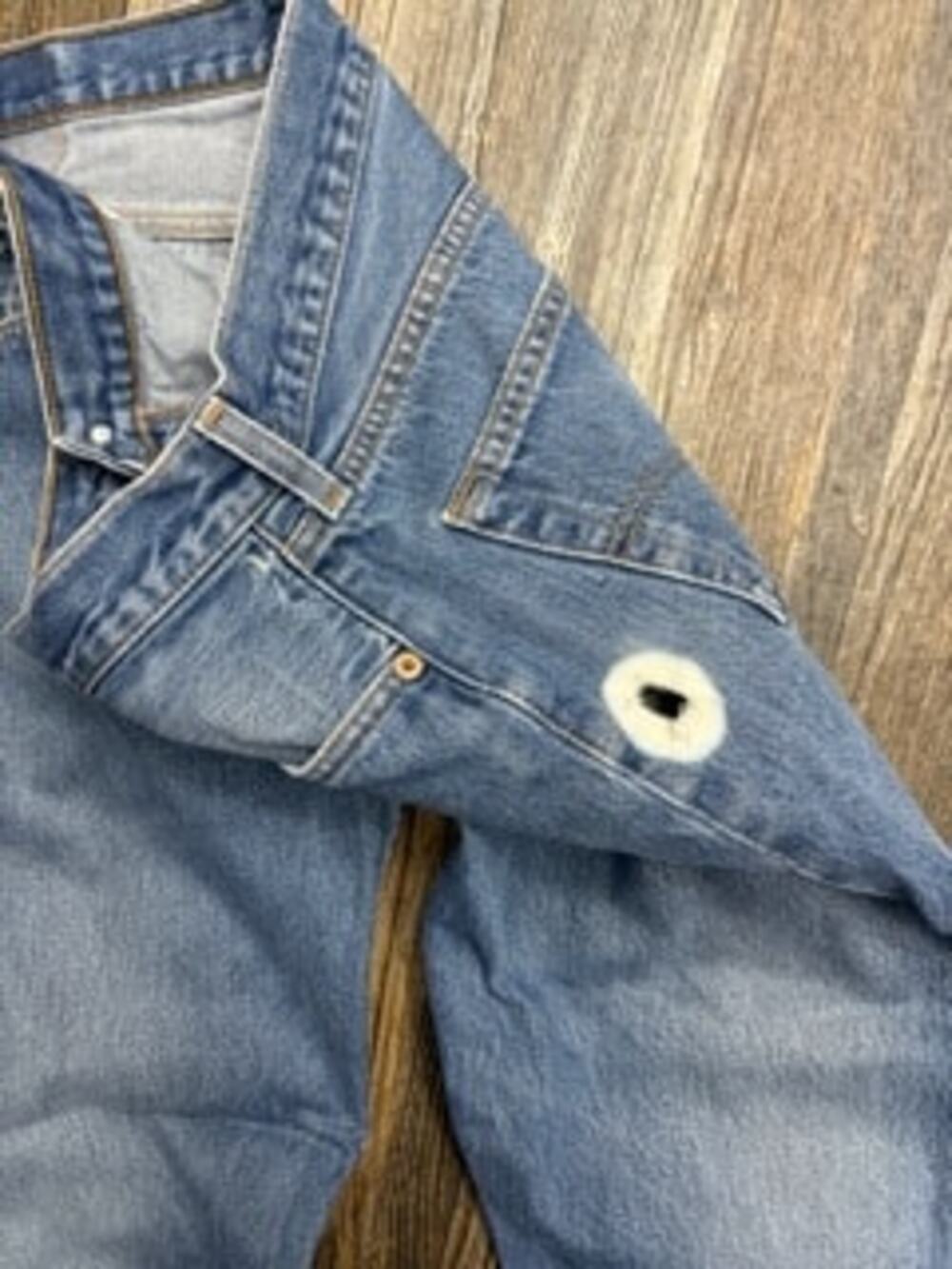 Vintage Levi's 501XX Jeans Mens W38 L36 Blue Denim Button Fly - Picture 9 of 11